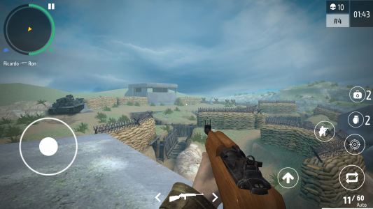 اسکرین شات 3 بازی World War 2 Blitz war games