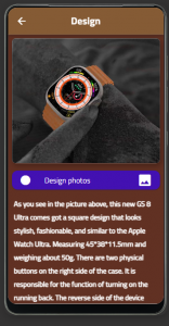 اسکرین شات برنامه gs8 ultra smart watch guide 3