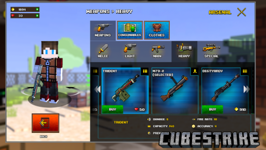 اسکرین شات بازی CubeStrike 3