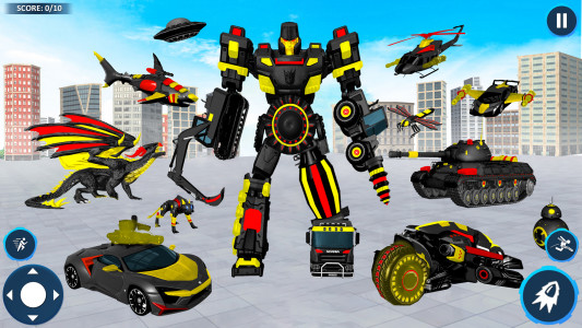 اسکرین شات برنامه Mech Robot Transforming Games 5