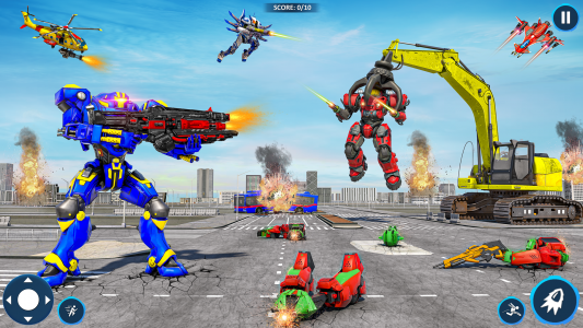 اسکرین شات 5 برنامه Mech Robot Transforming Games