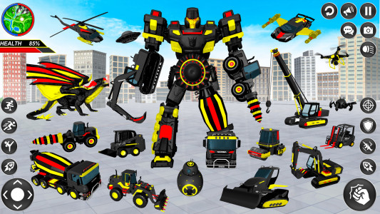 اسکرین شات برنامه Mech Robot Transforming Games 5