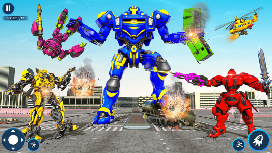 اسکرین شات 4 برنامه Mech Robot Transforming Games