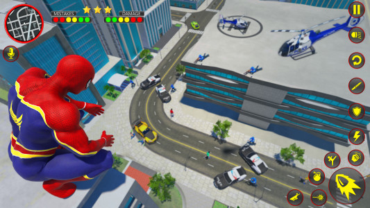 اسکرین شات برنامه Spider Rope Hero: City Battle 5