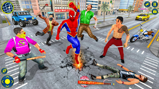 اسکرین شات برنامه Spider Rope Hero: City Battle 7