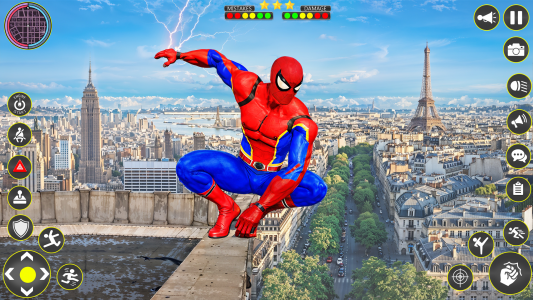 اسکرین شات برنامه Spider Rope Hero: City Battle 1