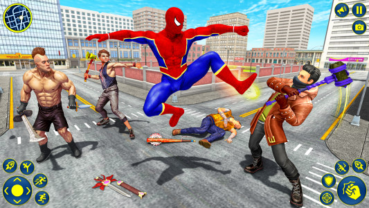 اسکرین شات برنامه Spider Rope Hero: City Battle 6