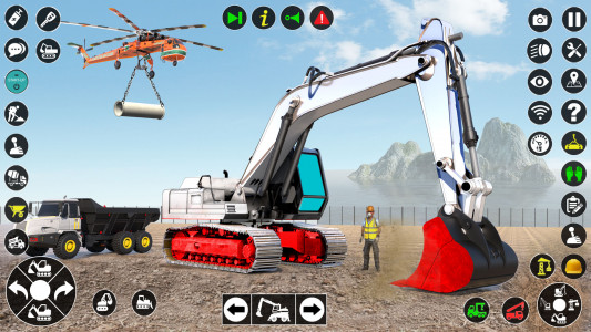 اسکرین شات بازی Grand Snow Excavator Simulator 1