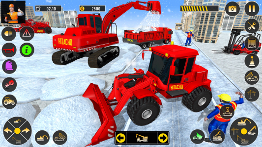 اسکرین شات بازی Grand Snow Excavator Simulator 2