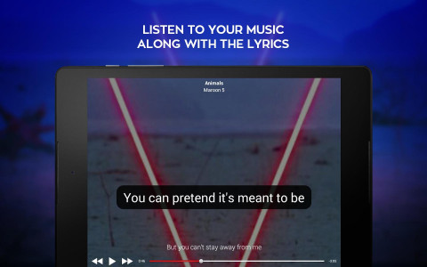 اسکرین شات برنامه Lyrics Mania - Music Player 6