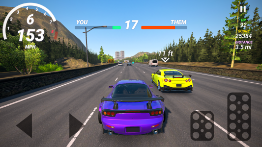اسکرین شات 3 بازی Highway Car Traffic Battle