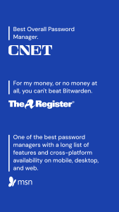 اسکرین شات 8 برنامه Bitwarden Password Manager