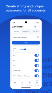 اسکرین شات برنامه Bitwarden Password Manager 1
