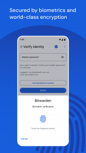 اسکرین شات برنامه Bitwarden Password Manager 6