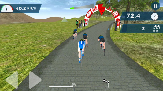 اسکرین شات بازی Live Cycling Race 5