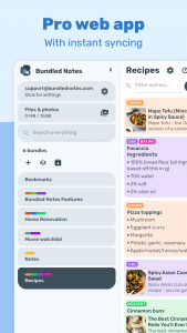 اسکرین شات 5 برنامه Bundled Notes - List, Organize