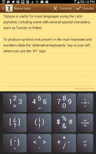 اسکرین شات برنامه TipType Keyboard Lite 6