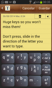 اسکرین شات برنامه TipType Keyboard Lite 2