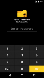 اسکرین شات برنامه FileSafe - Hide File / Folder 1