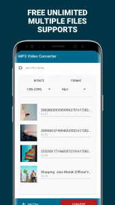 اسکرین شات برنامه MP3 Converter - Extract Audio 3