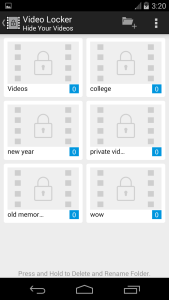 اسکرین شات 2 برنامه Vid Locker - Hide Videos