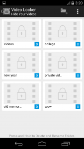 اسکرین شات برنامه Vid Locker - Hide Videos 2