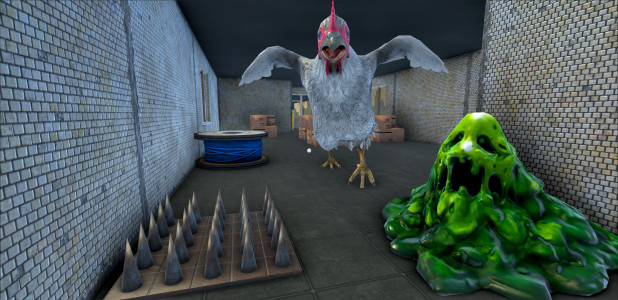 اسکرین شات 3 بازی Evil Chicken: Scary Escape