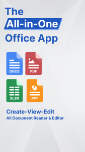 اسکرین شات برنامه Docx Reader - Word, PDF, XLSX 1