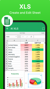 اسکرین شات 4 برنامه Docx Reader - Word, PDF, XLSX