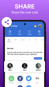 اسکرین شات 6 برنامه Docx Reader - Word, PDF, XLSX