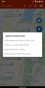 اسکرین شات برنامه VPNa - Fake GPS Location Go 4