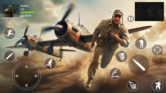 اسکرین شات بازی WW2 shooting games world war 2 1