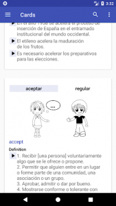 اسکرین شات برنامه Verbos Español 2