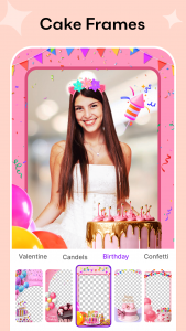 اسکرین شات برنامه Cake Frame | ویرایشگر عکس 1