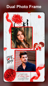 اسکرین شات برنامه True Love Photo Frames Editor 7