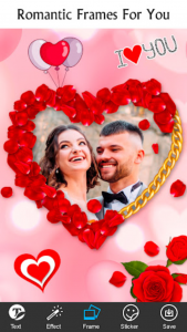 اسکرین شات برنامه Romantic Photo Blending Frames 3