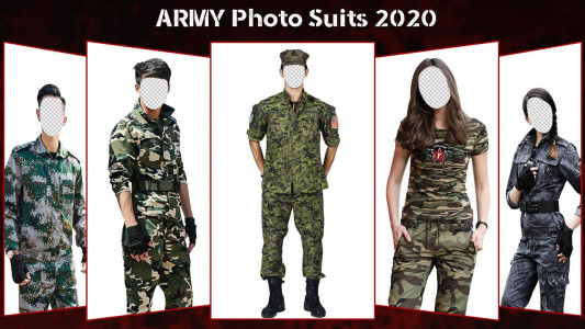اسکرین شات برنامه Army Photo Suit Editor 7