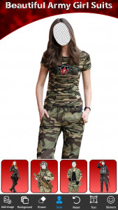 اسکرین شات برنامه Army Photo Suit Editor 2
