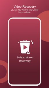 اسکرین شات برنامه Deleted Video Recovery 1