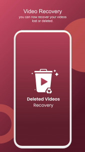 اسکرین شات برنامه Deleted Video Recovery 1