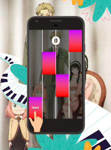 اسکرین شات بازی Piano Tiles Anime Spy X Family 7