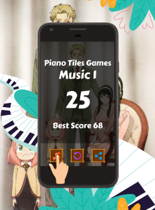 اسکرین شات بازی Piano Tiles Anime Spy X Family 8