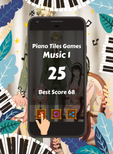 اسکرین شات بازی Piano Tiles Anime Spy X Family 4