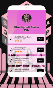 اسکرین شات بازی Blackpink Piano Tiles Game 2