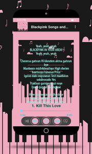 اسکرین شات برنامه Blackpink Songs and Lyrics - Offline 4