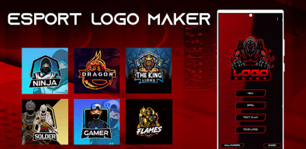 اسکرین شات برنامه Logo Esport Maker | Create Gaming Logo Maker 1