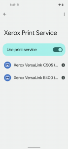 اسکرین شات برنامه Xerox Print Service Plugin 5