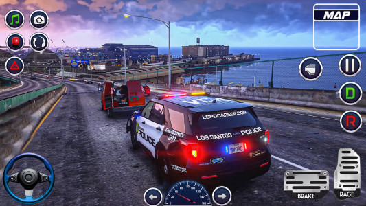 اسکرین شات 3 بازی Police Games 3D Car Driving