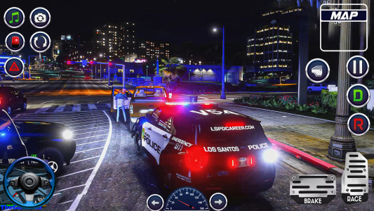 اسکرین شات 5 بازی Police Games 3D Car Driving