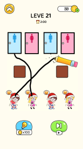 اسکرین شات 2 بازی One Line: Mini Drawing Games